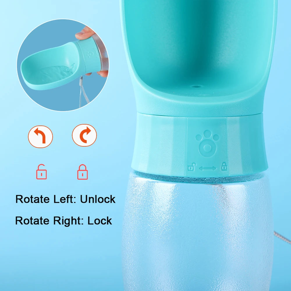 Dog Water Bottle Portable Drinking Bowl
