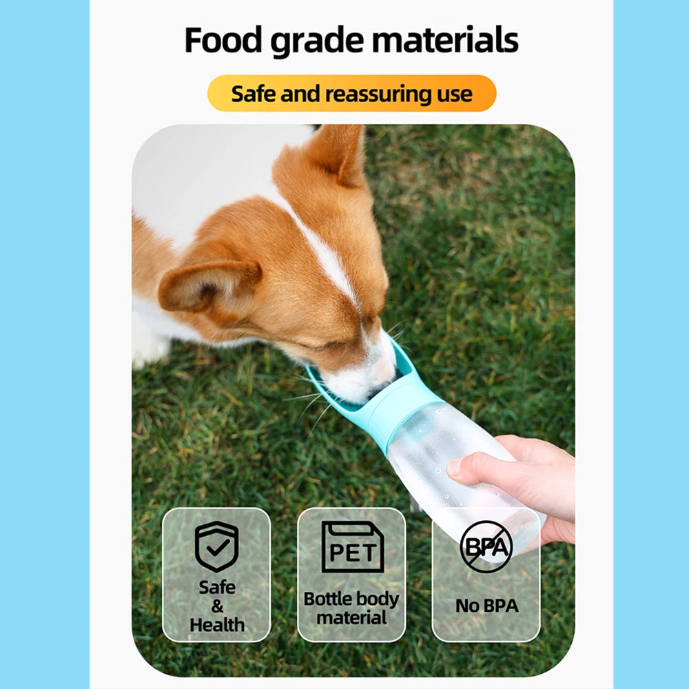 Dog Water Bottle Portable Drinking Bowl